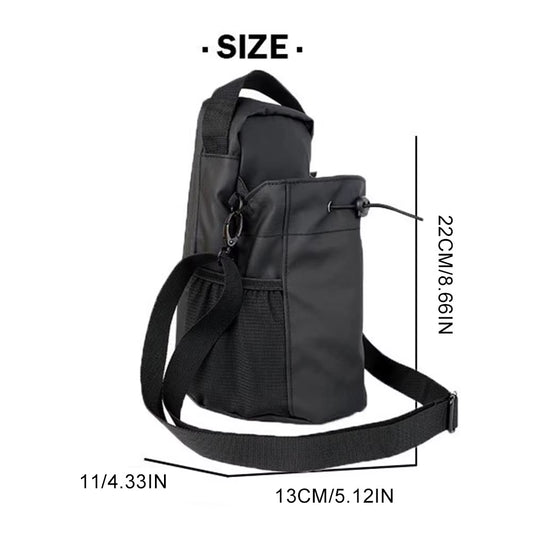 Magnetic Gym Bottle Bag Sling Bag for Unisex Magnetic Gym Bag for Gym, Travel, Work, and Sports Gym Storage Pouch Accessory